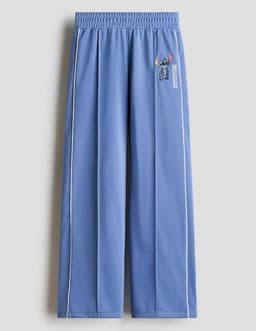 Pantalón de chándal de corte holgado diseño stich