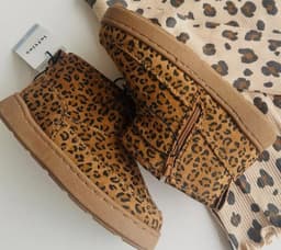 Bota diseño leopardo