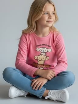 Mangas largas cinnamorroll de Hello Kitty