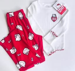 Pijama de pana y algodón de Hello Kitty