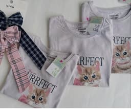 Remeritas de algodón diseño gatito