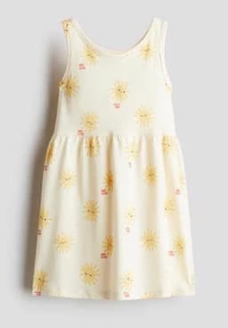 Vestido de niña de algodón diseño Sol