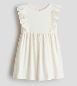 Vestido de algodón con diseño de borderi