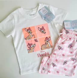 Conjunto de 2 piezas pijama diseño Bambi