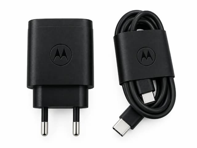 Combo original de cargador de pared y cable de datos Motorola TurboPower